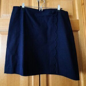 Skirt, Talbots Petite Deep Navy Skirt, 14P